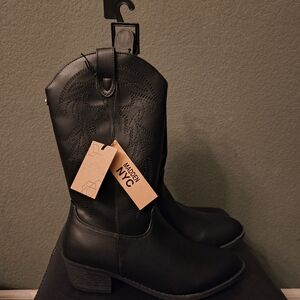 Madden NYC Little Girl & Big Girl Tall Western Cowgirl Boots
